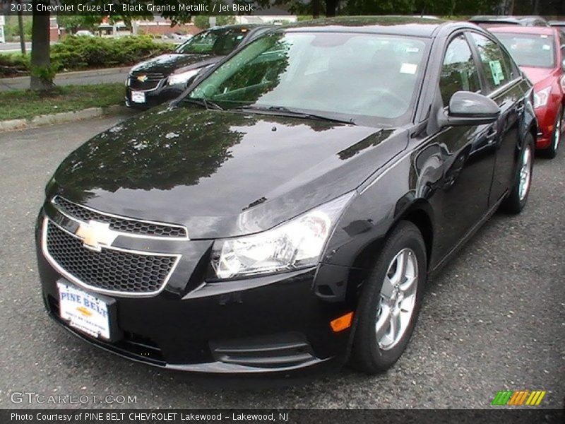 Black Granite Metallic / Jet Black 2012 Chevrolet Cruze LT