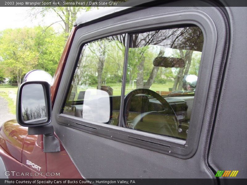 Sienna Pearl / Dark Slate Gray 2003 Jeep Wrangler Sport 4x4