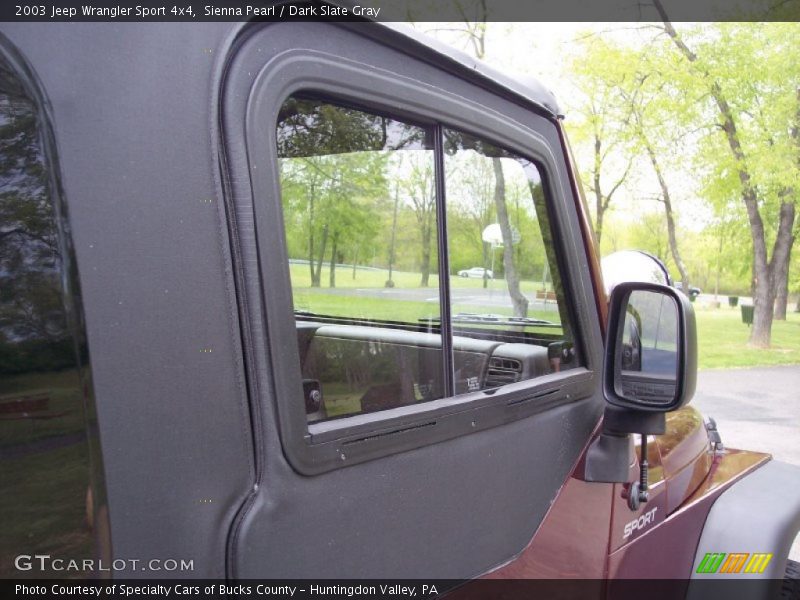 Sienna Pearl / Dark Slate Gray 2003 Jeep Wrangler Sport 4x4
