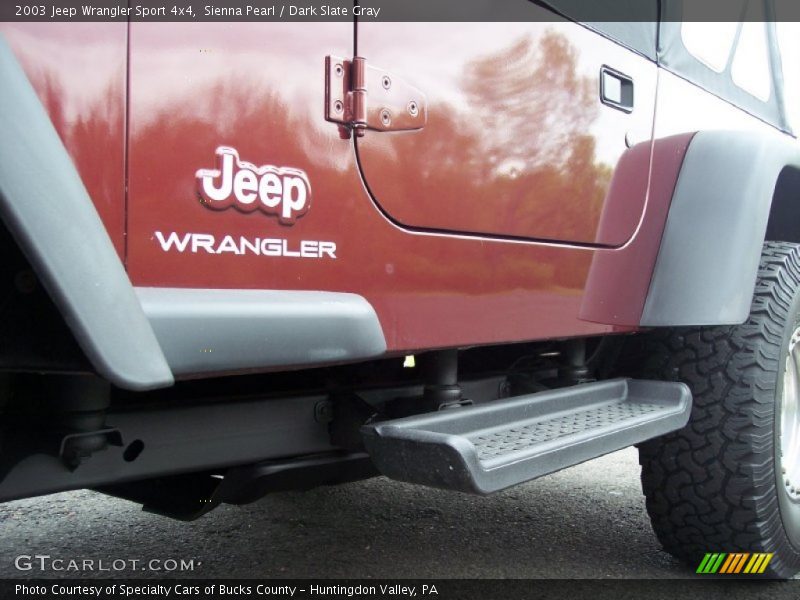 Sienna Pearl / Dark Slate Gray 2003 Jeep Wrangler Sport 4x4