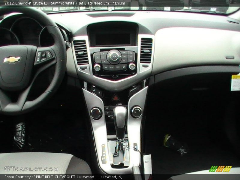Summit White / Jet Black/Medium Titanium 2012 Chevrolet Cruze LS