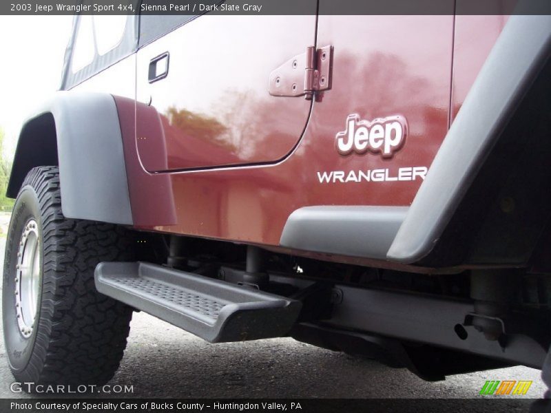 Sienna Pearl / Dark Slate Gray 2003 Jeep Wrangler Sport 4x4