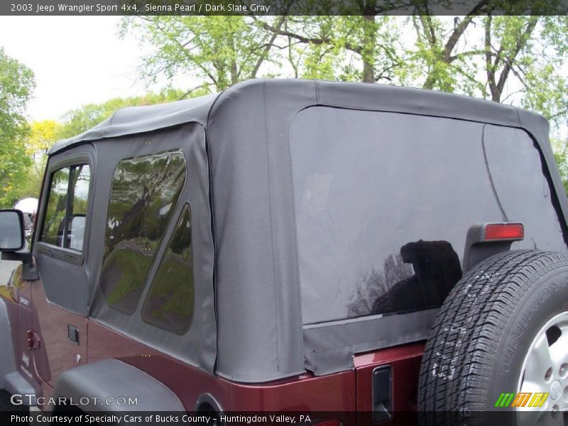 Sienna Pearl / Dark Slate Gray 2003 Jeep Wrangler Sport 4x4