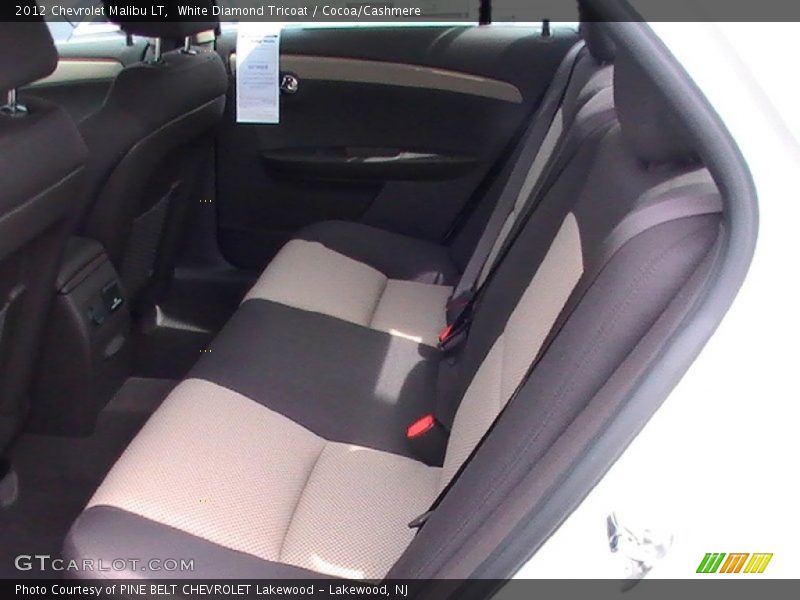 White Diamond Tricoat / Cocoa/Cashmere 2012 Chevrolet Malibu LT