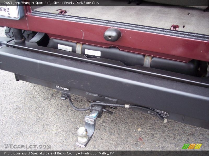 Sienna Pearl / Dark Slate Gray 2003 Jeep Wrangler Sport 4x4