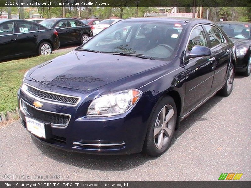 Imperial Blue Metallic / Ebony 2012 Chevrolet Malibu LT