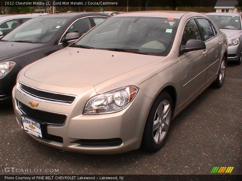 Gold Mist Metallic / Cocoa/Cashmere 2012 Chevrolet Malibu LS
