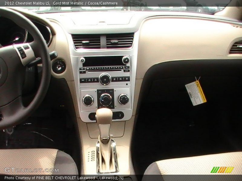 Gold Mist Metallic / Cocoa/Cashmere 2012 Chevrolet Malibu LS