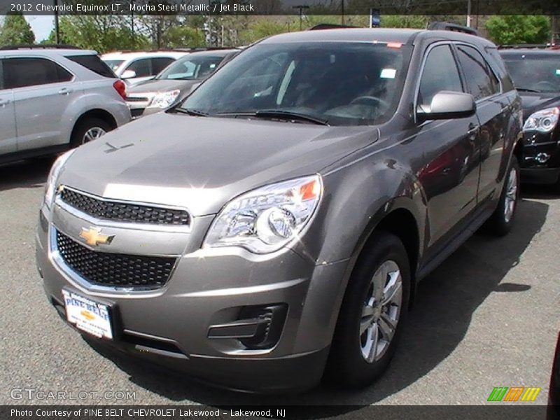 Mocha Steel Metallic / Jet Black 2012 Chevrolet Equinox LT