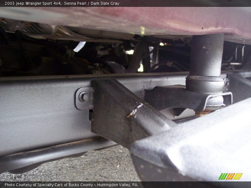 Sienna Pearl / Dark Slate Gray 2003 Jeep Wrangler Sport 4x4