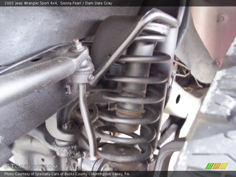 Sienna Pearl / Dark Slate Gray 2003 Jeep Wrangler Sport 4x4