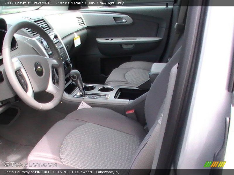 Silver Ice Metallic / Dark Gray/Light Gray 2012 Chevrolet Traverse LS