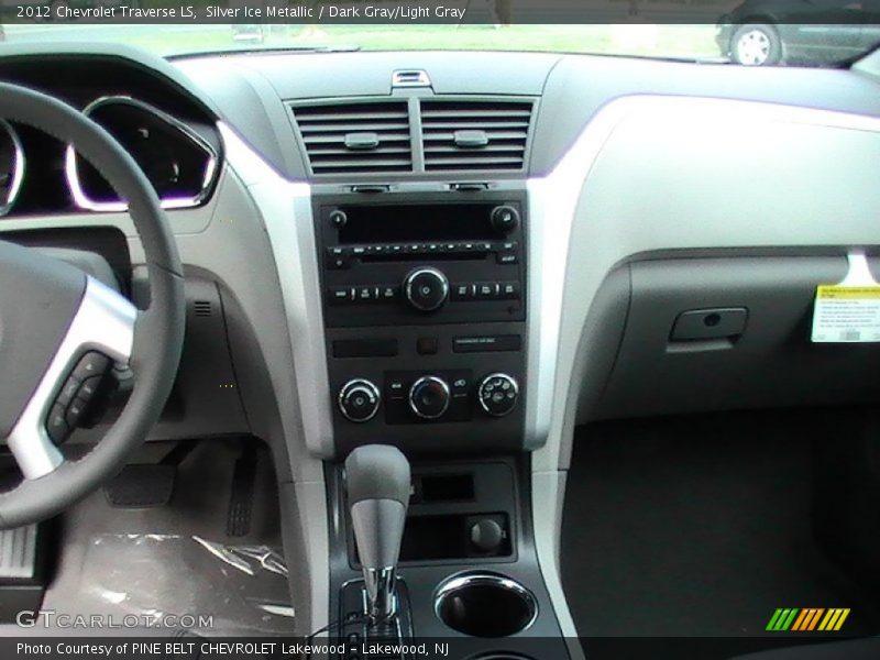 Silver Ice Metallic / Dark Gray/Light Gray 2012 Chevrolet Traverse LS