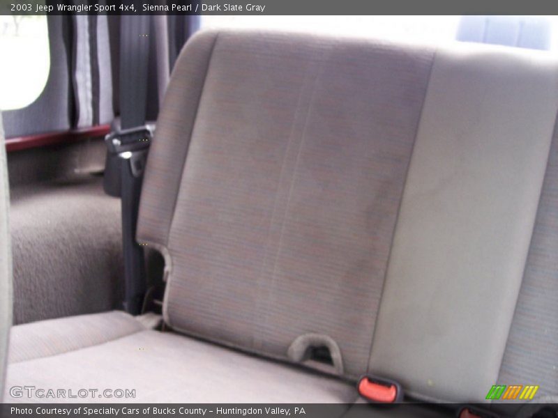 Sienna Pearl / Dark Slate Gray 2003 Jeep Wrangler Sport 4x4