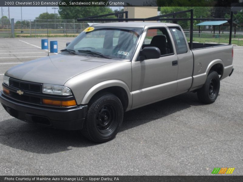 Sandalwood Metallic / Graphite 2003 Chevrolet S10 Extended Cab