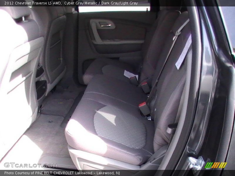 Cyber Gray Metallic / Dark Gray/Light Gray 2012 Chevrolet Traverse LS AWD
