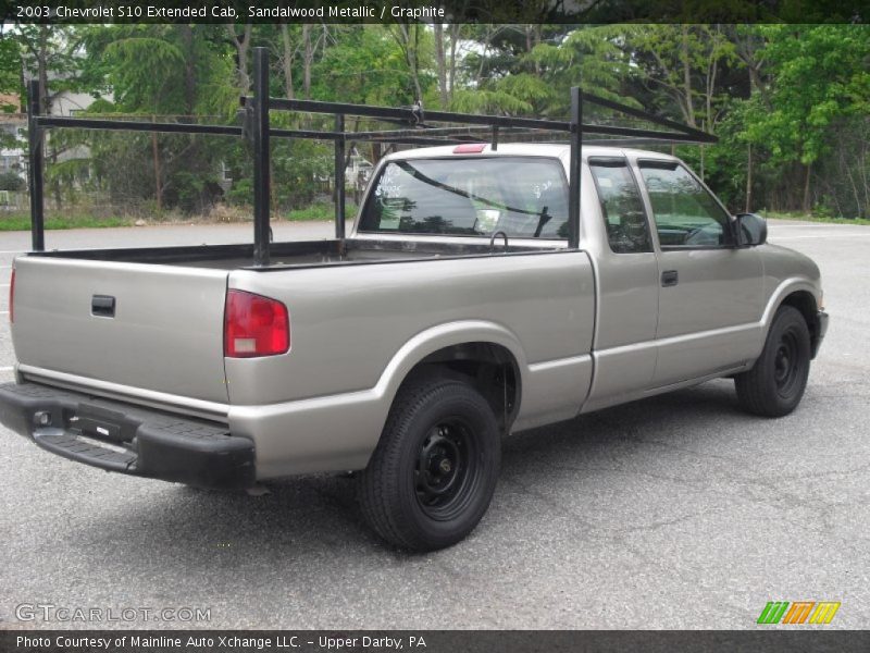 Sandalwood Metallic / Graphite 2003 Chevrolet S10 Extended Cab