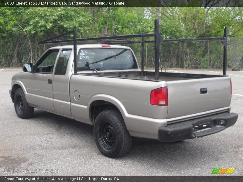 Sandalwood Metallic / Graphite 2003 Chevrolet S10 Extended Cab