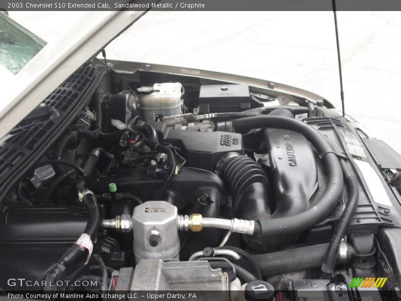 Sandalwood Metallic / Graphite 2003 Chevrolet S10 Extended Cab