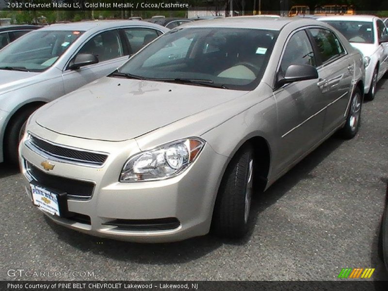 Gold Mist Metallic / Cocoa/Cashmere 2012 Chevrolet Malibu LS