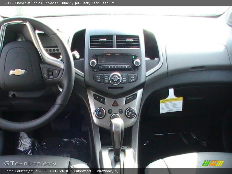 Black / Jet Black/Dark Titanium 2012 Chevrolet Sonic LTZ Sedan