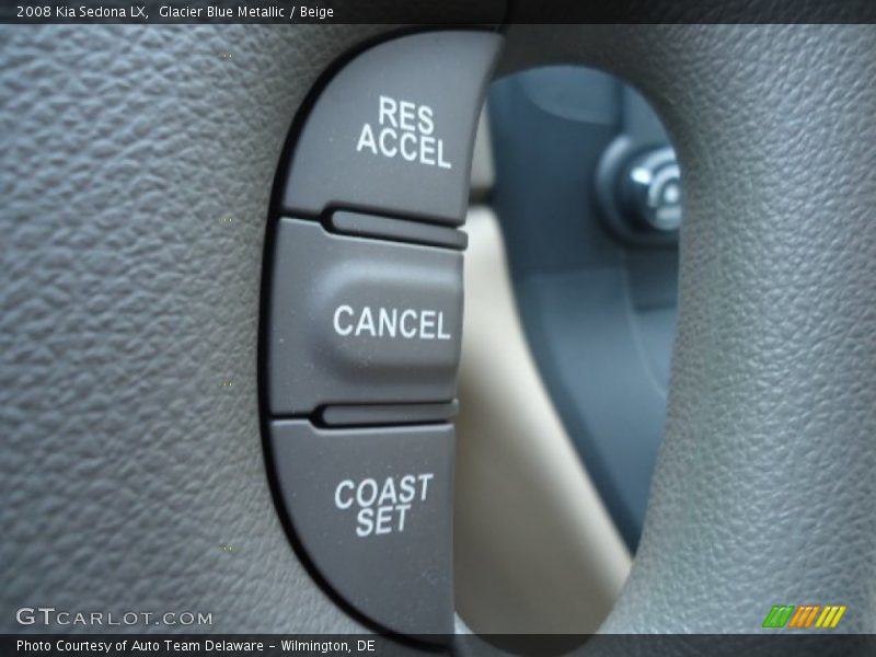 Glacier Blue Metallic / Beige 2008 Kia Sedona LX