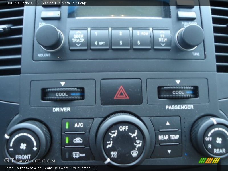 Glacier Blue Metallic / Beige 2008 Kia Sedona LX
