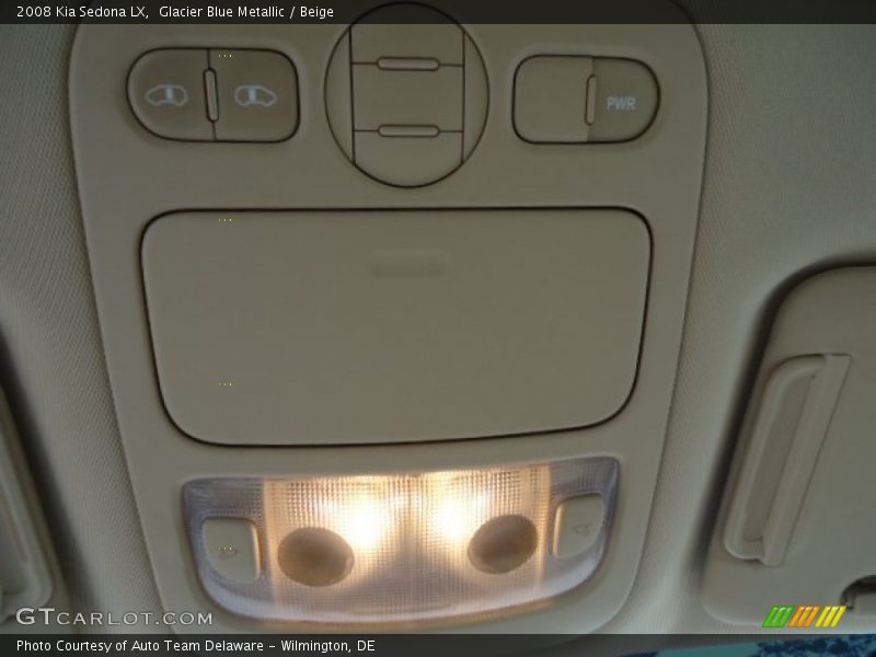 Glacier Blue Metallic / Beige 2008 Kia Sedona LX
