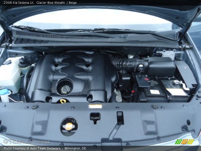 Glacier Blue Metallic / Beige 2008 Kia Sedona LX