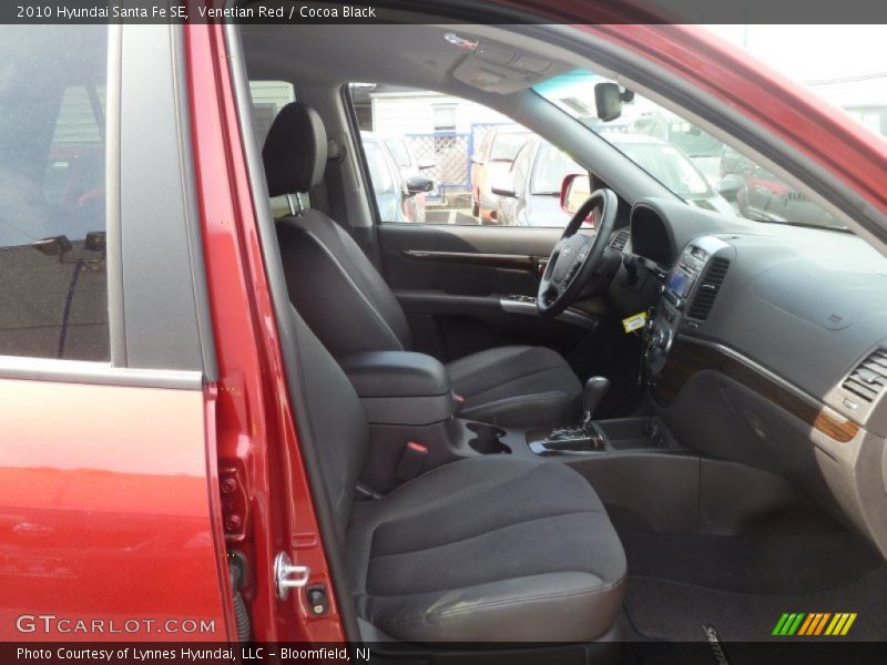 Venetian Red / Cocoa Black 2010 Hyundai Santa Fe SE