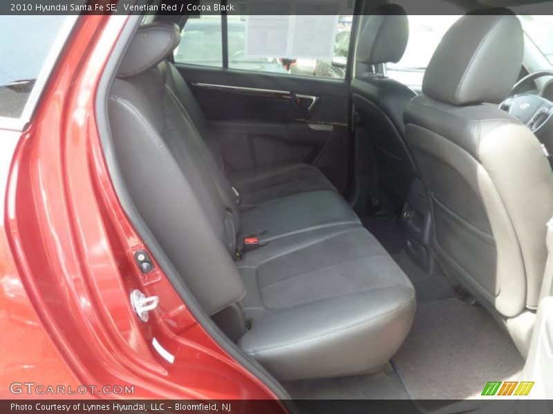 Venetian Red / Cocoa Black 2010 Hyundai Santa Fe SE