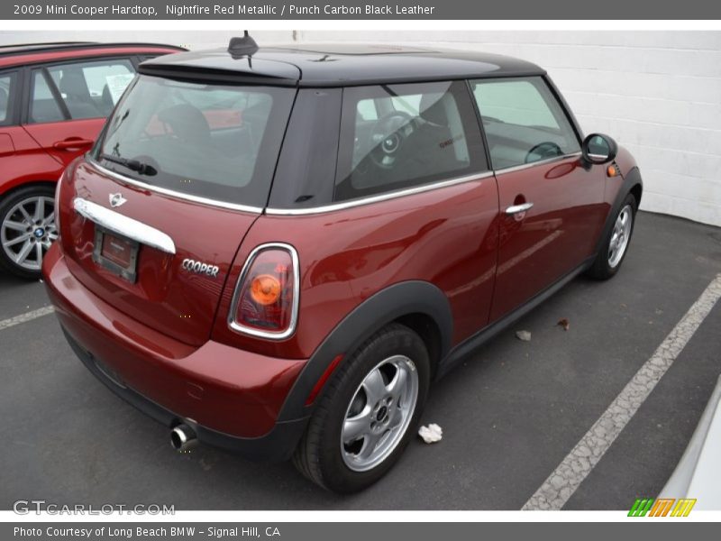 Nightfire Red Metallic / Punch Carbon Black Leather 2009 Mini Cooper Hardtop