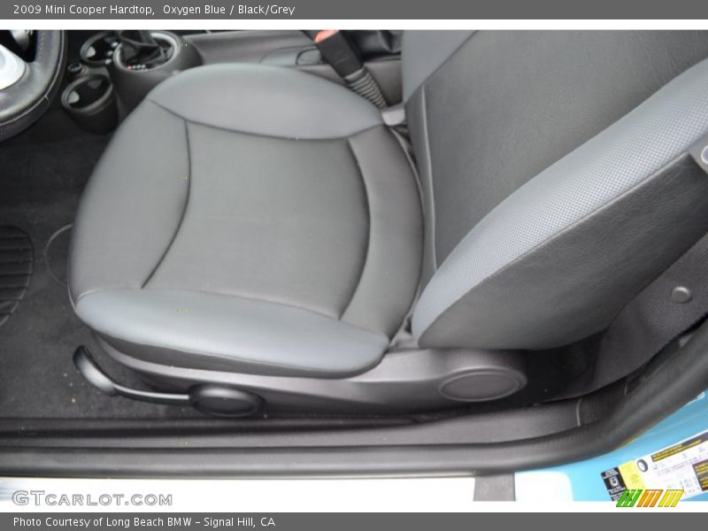 Oxygen Blue / Black/Grey 2009 Mini Cooper Hardtop