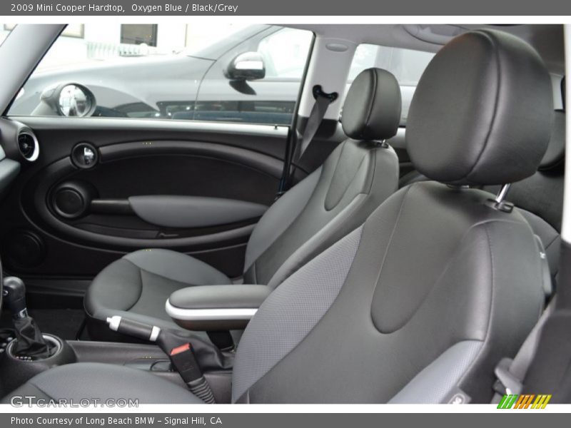 Oxygen Blue / Black/Grey 2009 Mini Cooper Hardtop
