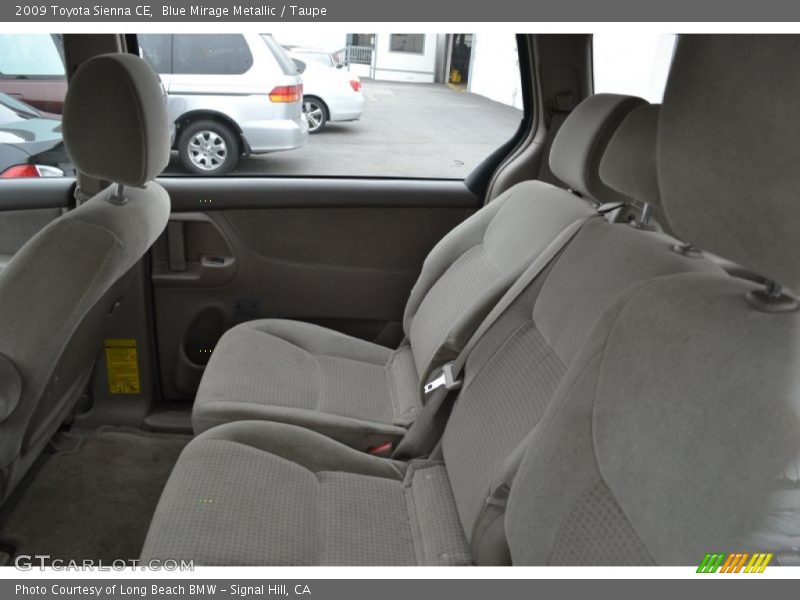 Blue Mirage Metallic / Taupe 2009 Toyota Sienna CE