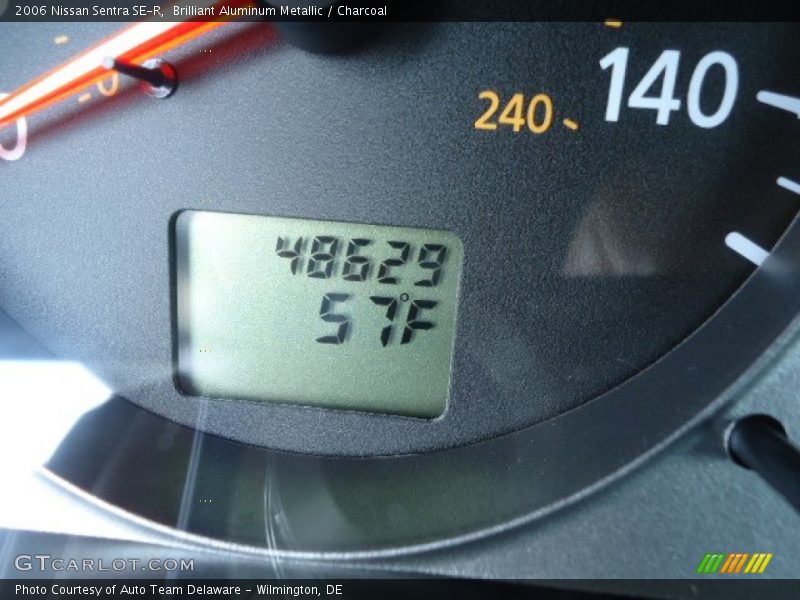 Brilliant Aluminum Metallic / Charcoal 2006 Nissan Sentra SE-R