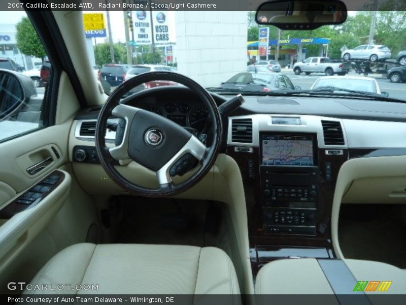 Radiant Bronze / Cocoa/Light Cashmere 2007 Cadillac Escalade AWD