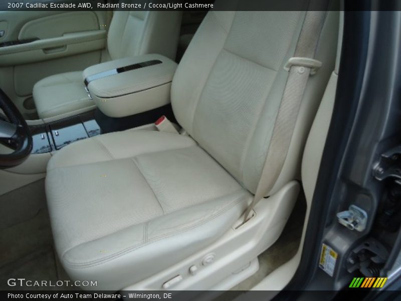 Radiant Bronze / Cocoa/Light Cashmere 2007 Cadillac Escalade AWD