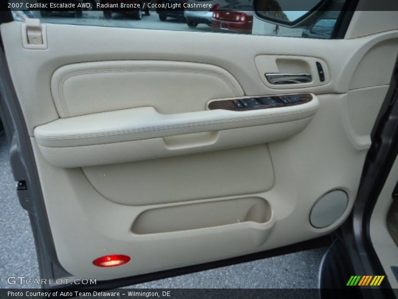 Radiant Bronze / Cocoa/Light Cashmere 2007 Cadillac Escalade AWD