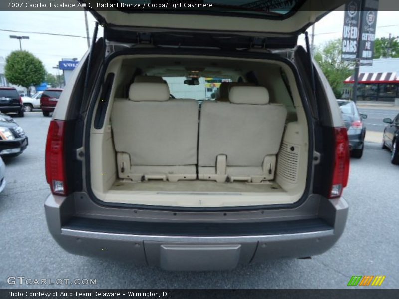 Radiant Bronze / Cocoa/Light Cashmere 2007 Cadillac Escalade AWD