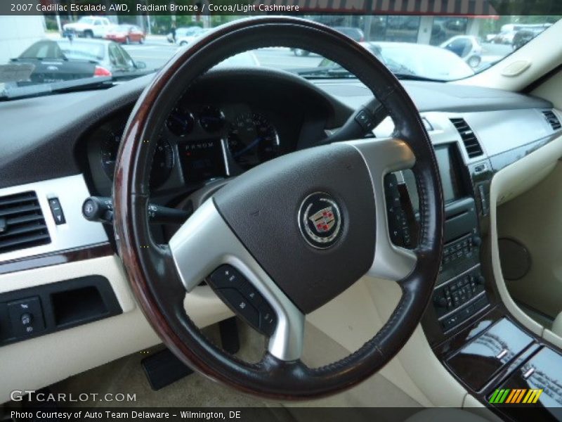 Radiant Bronze / Cocoa/Light Cashmere 2007 Cadillac Escalade AWD