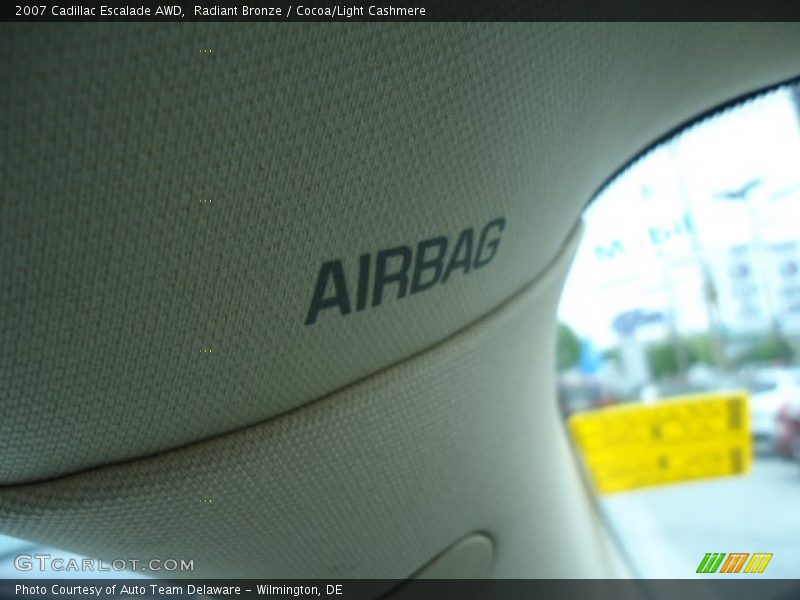 Radiant Bronze / Cocoa/Light Cashmere 2007 Cadillac Escalade AWD