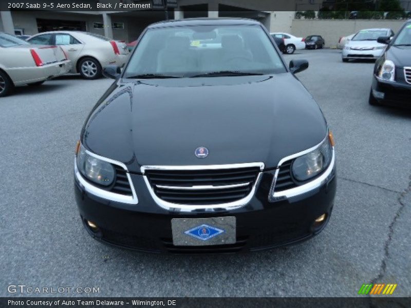 Black / Parchment 2007 Saab 9-5 Aero Sedan