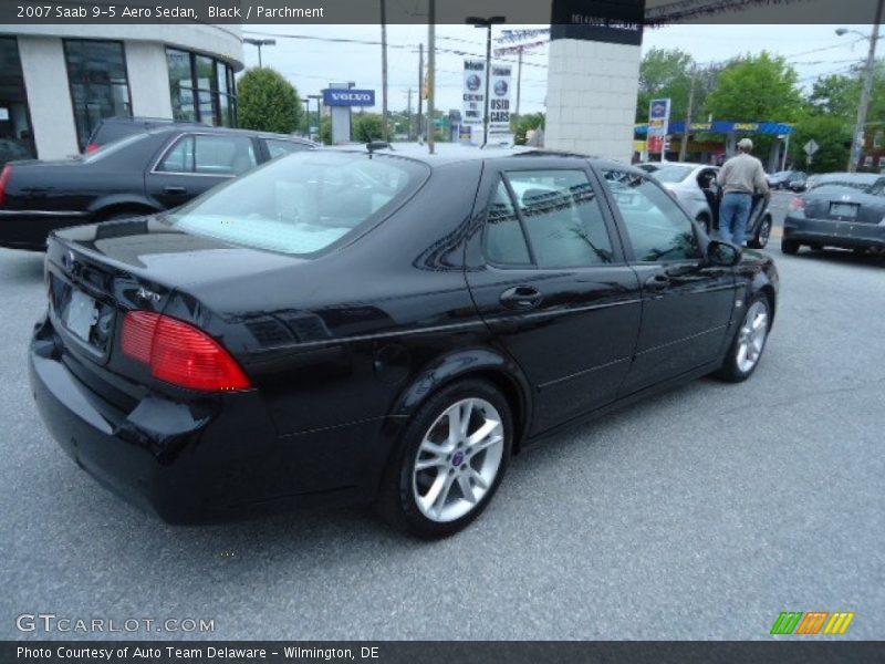 Black / Parchment 2007 Saab 9-5 Aero Sedan