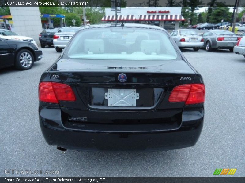 Black / Parchment 2007 Saab 9-5 Aero Sedan