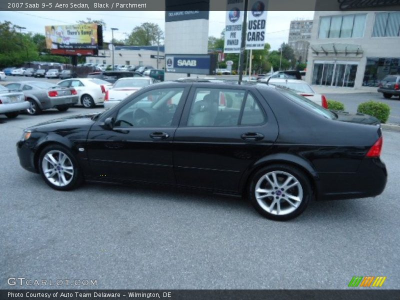 Black / Parchment 2007 Saab 9-5 Aero Sedan