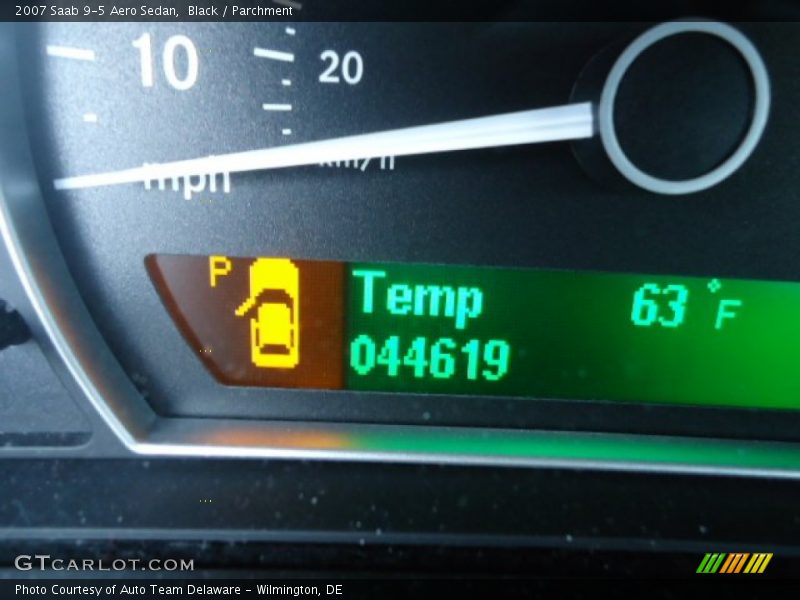 Black / Parchment 2007 Saab 9-5 Aero Sedan