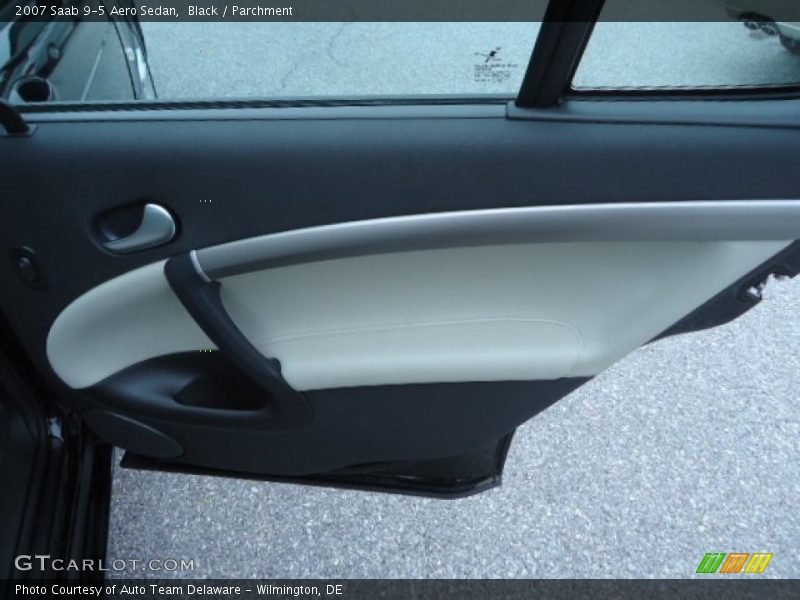 Black / Parchment 2007 Saab 9-5 Aero Sedan