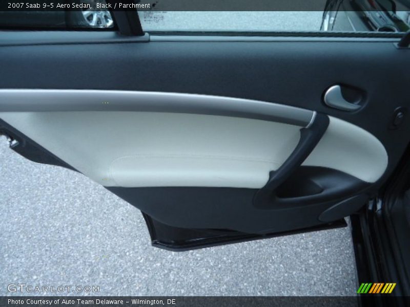 Black / Parchment 2007 Saab 9-5 Aero Sedan