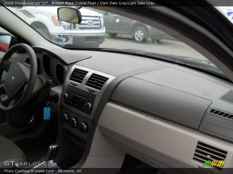 Brilliant Black Crystal Pearl / Dark Slate Gray/Light Slate Gray 2008 Dodge Avenger SXT